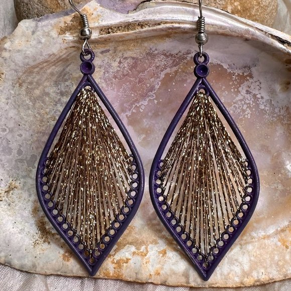 Tribal Coloured Earrings - 6 pairs - Picture 2 of 7